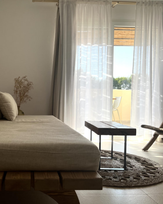 Habitación del ático de los Apartamentos Serena Sol